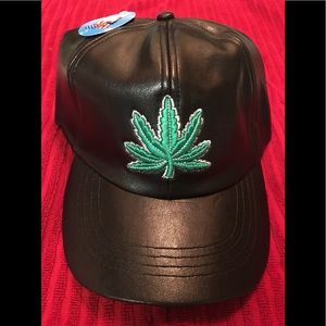 BRAND NEW PU LEATHER TRUCKER FLOWER HATS WITH TAGS